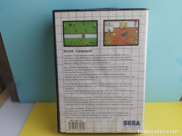 Videojuegos y consolas: ANTIGUO JUEGO EN CAJA PARA SEGA MASTER SYSTEM SECRET COMMAND - Foto 2