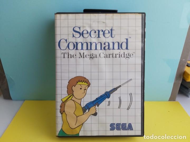 Videojuegos y consolas: ANTIGUO JUEGO EN CAJA PARA SEGA MASTER SYSTEM SECRET COMMAND - Foto 1