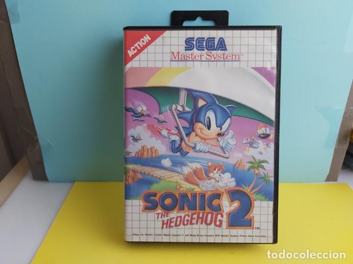 Videojuegos y consolas: ANTIGUO JUEGO EN CAJA PARA SEGA MASTER SYSTEM SONIC 2 - Foto 1