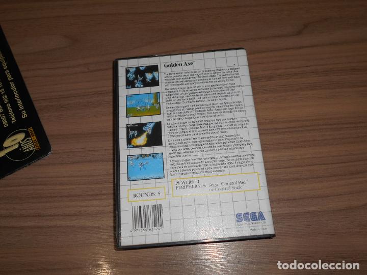 Videojuegos y consolas: GOLDEN AXE Completo SEGA MASTER SYSTEM Pal Espa&ntilde;a - Foto 2