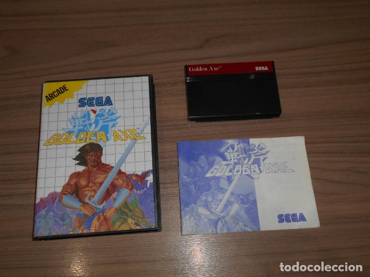 Videojuegos y consolas: GOLDEN AXE Completo SEGA MASTER SYSTEM Pal Espa&ntilde;a - Foto 1
