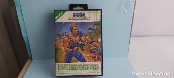 Videojuegos y consolas: ANTIGUO JUEGO PARA SEGA MASTER SYSTEM MERCS - Foto 1