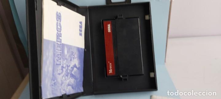 Videojuegos y consolas: ANTIGUO JUEGO PARA SEGA MASTER SYSTEM MERCS - Foto 5