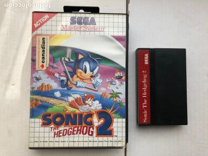 Videojuegos y consolas: SONIC 2 THE HEDGEHOG SEGA MASTER SYSTEM SHOOTING KREATEN - Foto 1