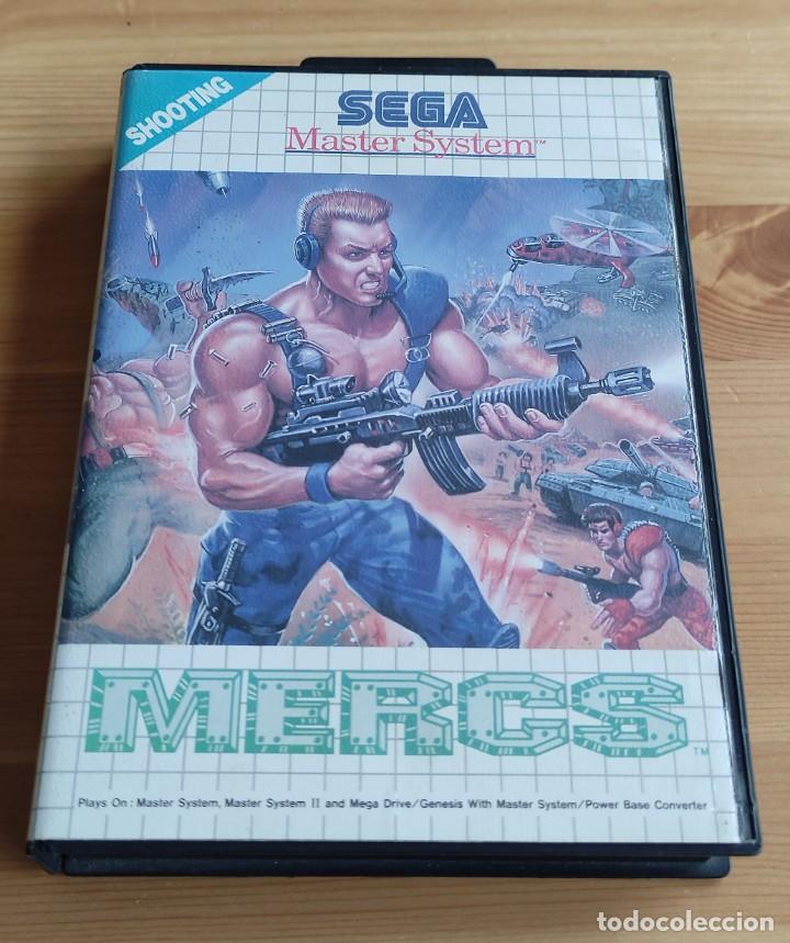 Videojuegos y consolas: JUEGO DE CONSOLA SEGA MASTER SYSTEM , MERCS , CON CAJA - Foto 1