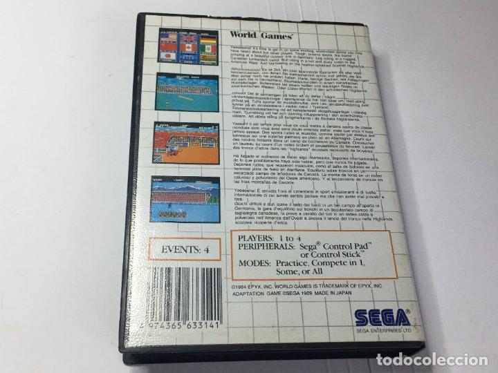 Videojuegos y consolas: JUEGO MASTER SYSTEM WORLD GAMES - Foto 3