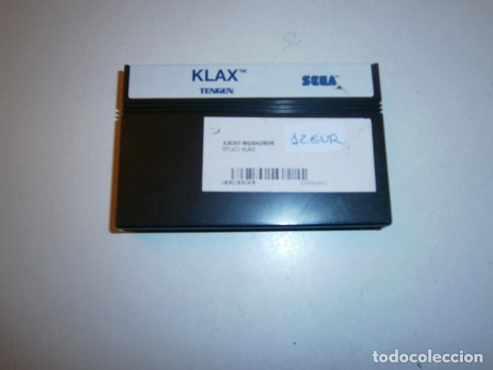 Videojuegos y consolas: KLAX MASTER SYSTEM SOLO CARTUCHO - Foto 1