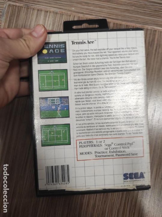 Videojuegos y consolas: Tennis Ace - Master System Sega - PAL - Foto 3