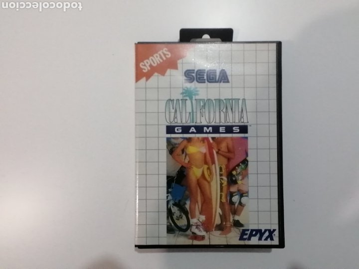 CALIFORNIA GAMES SEGA MASTER SYSTEM (Juguetes - Videojuegos y Consolas - Sega - Master System)