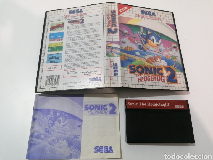 SONIC 2 SEGA MASTER SYSTEM PAL (Juguetes - Videojuegos y Consolas - Sega - Master System)