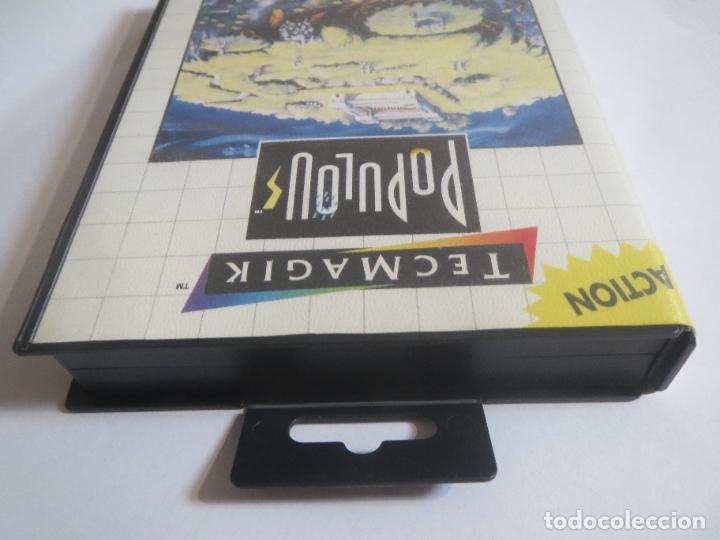 Videojuegos y consolas: TECMAGIK POPULOUS SEGA MASTER SYSTEM 1989 USADO COMPLETO Y FUNCIONA - Foto 4