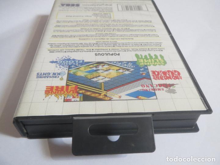 Videojuegos y consolas: TECMAGIK POPULOUS SEGA MASTER SYSTEM 1989 USADO COMPLETO Y FUNCIONA - Foto 6