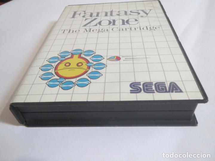 Videojuegos y consolas: FANTASY ZONE THE MEGA CARTRIDGE SEGA MASTER SYSTEM 1987 USADO COMPLETO Y FUNCIONA - Foto 4