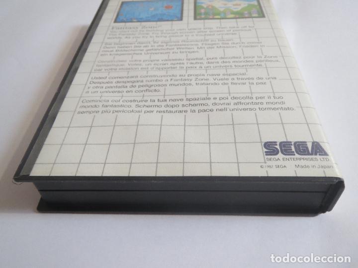 Videojuegos y consolas: FANTASY ZONE THE MEGA CARTRIDGE SEGA MASTER SYSTEM 1987 USADO COMPLETO Y FUNCIONA - Foto 5