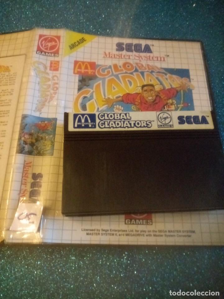 Videojuegos y consolas: Juego master system Global gladiator - Foto 1