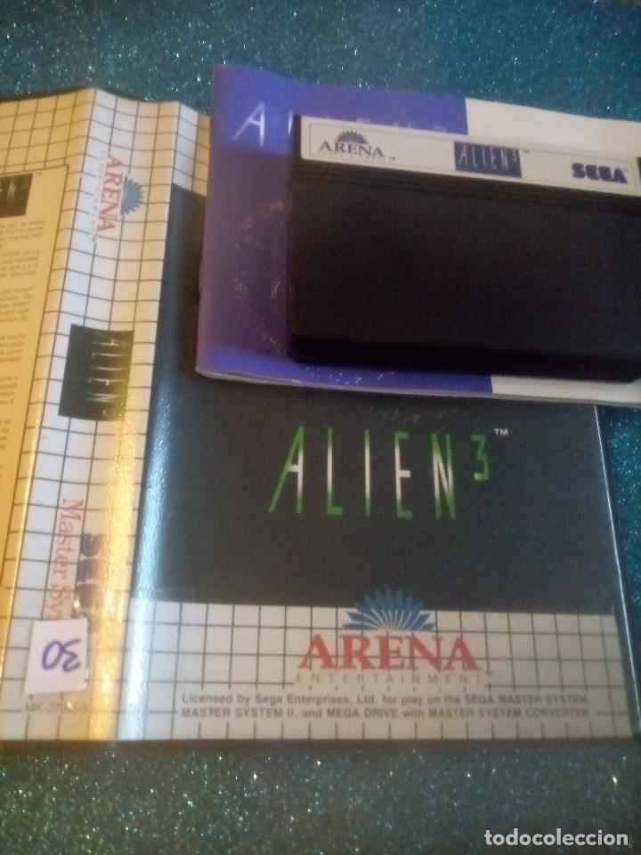 Videojuegos y consolas: Juego master system alien 3 - Foto 1