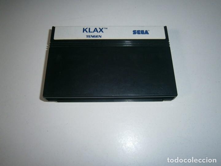 Videojuegos y consolas: KLAX SEGA MASTER SYSTEM PAL - Foto 1