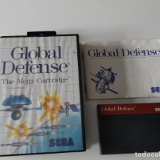 Videojuegos y Consolas: JUEGO COMPLETO GLOBAL DEFENSE ~ SEGA MASTER SYSTEM ~ PAL/ESP. Lote 357225975