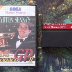 Videojuegos y Consolas: AYRTON SENNA'S SUPER MONACO GP II - JUEGO VIDEOJUEGO SEGA MASTER SYSTEM. Lote 360068050