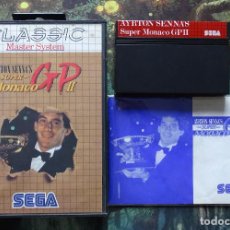 Videojuegos y Consolas: AYRTON SENNA'S SUPER MONACO GP II CLASSIC - JUEGO VIDEOJUEGO SEGA MASTER SYSTEM. Lote 363251510