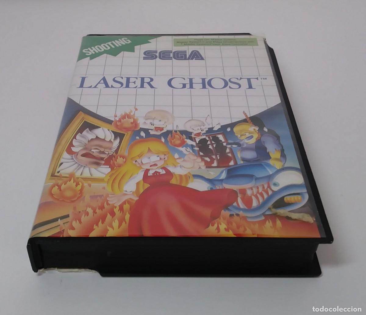 Videojuegos y consolas: LASER GHOST MASTER SYSTEM SIN MANUAL - Foto 4