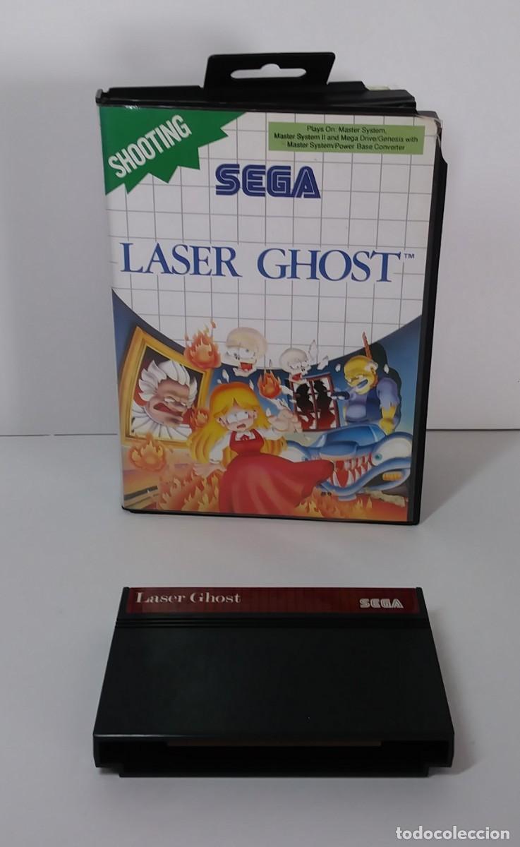 Videojuegos y consolas: LASER GHOST MASTER SYSTEM SIN MANUAL - Foto 8