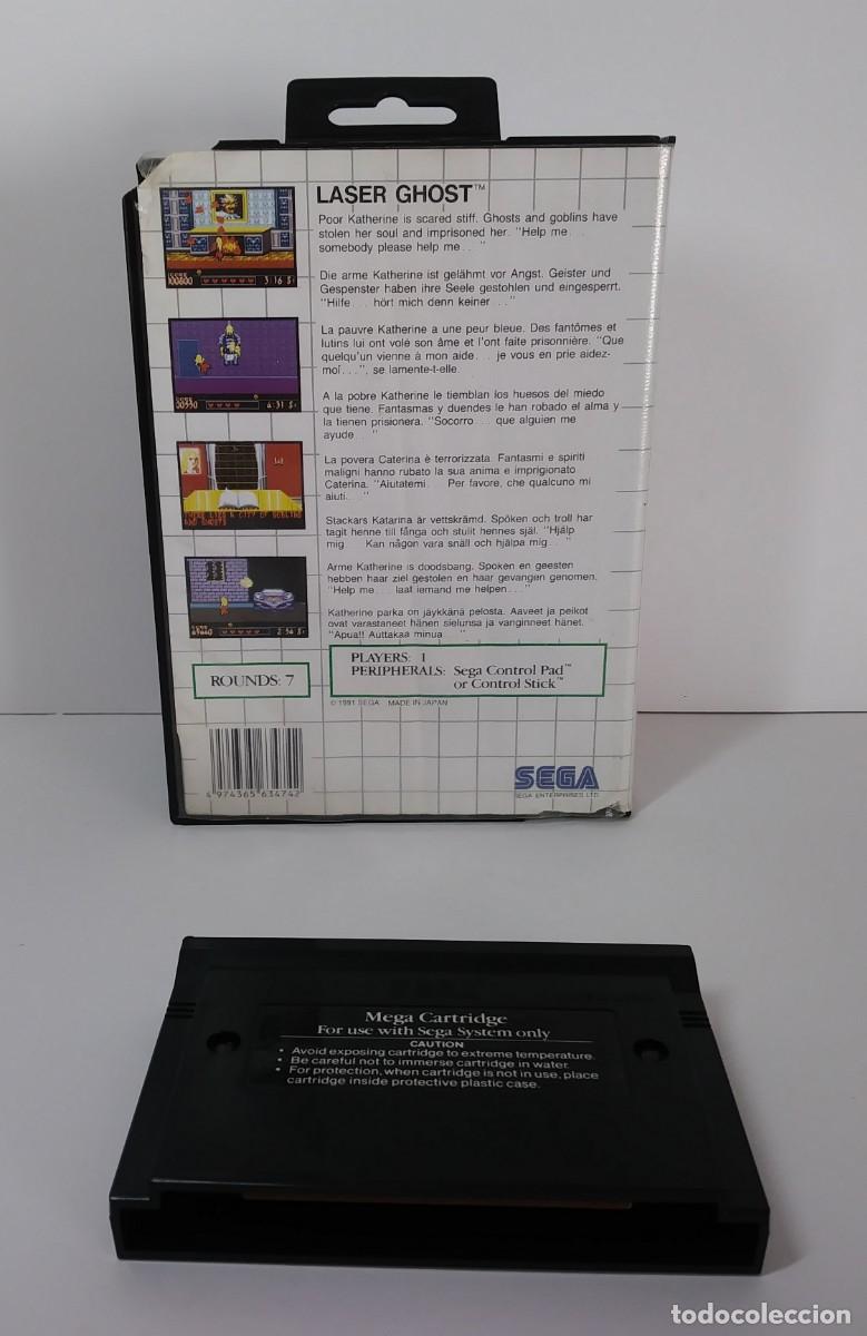 Videojuegos y consolas: LASER GHOST MASTER SYSTEM SIN MANUAL - Foto 9