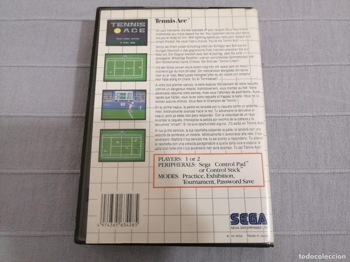Videojuegos y consolas: Tennis Ace - Master System - Foto 2