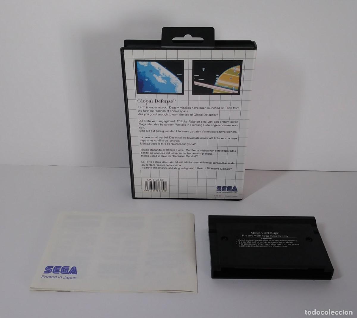 Videojuegos y consolas: GLOBAL DEFENSE MASTER SYSTEM COMPLETO - Foto 10