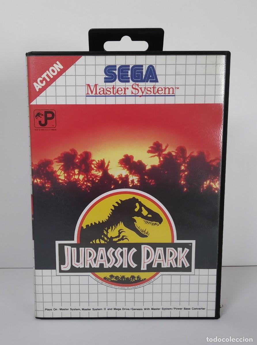 Videojuegos y consolas: JURASSIC PARK MASTER SYSTEM COMPLETO - Foto 1