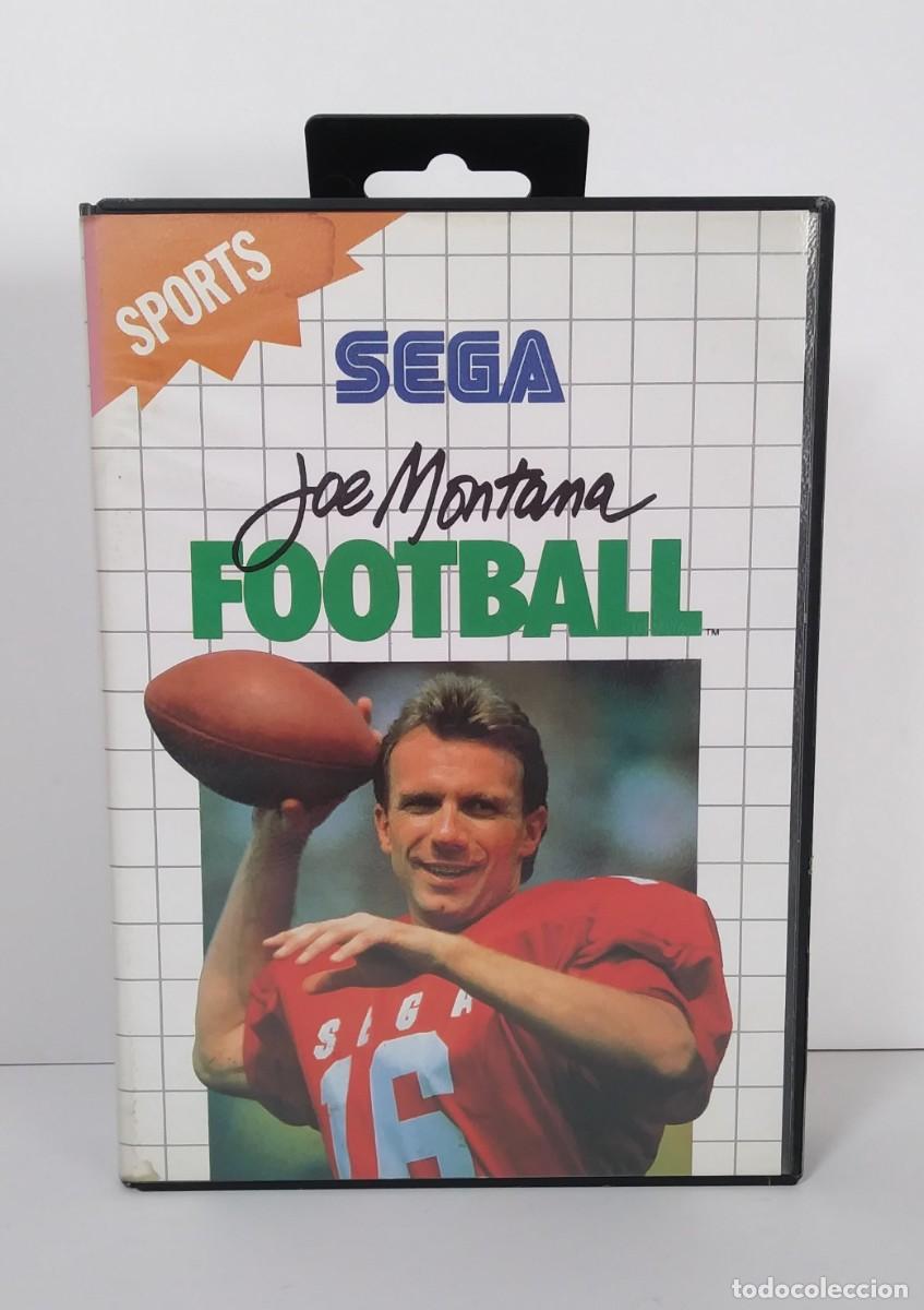 Videojuegos y consolas: JOE MONTANA FOOTBALL MASTER SYSTEM COMPLETO - Foto 1