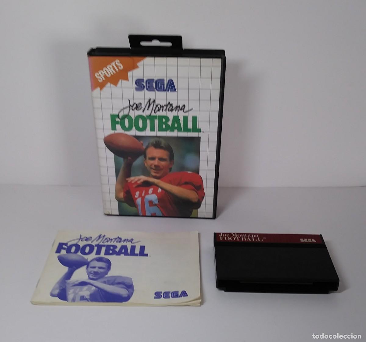 Videojuegos y consolas: JOE MONTANA FOOTBALL MASTER SYSTEM COMPLETO - Foto 2