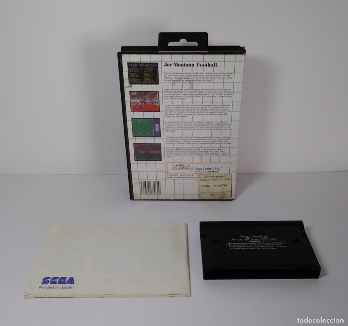 Videojuegos y consolas: JOE MONTANA FOOTBALL MASTER SYSTEM COMPLETO - Foto 10