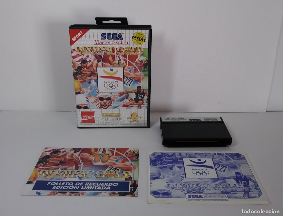 Videojuegos y consolas: OLYMPIC GOLD MASTER SYSTEM ED. LIMITADA COMPLETO IMPECABLE - Foto 2