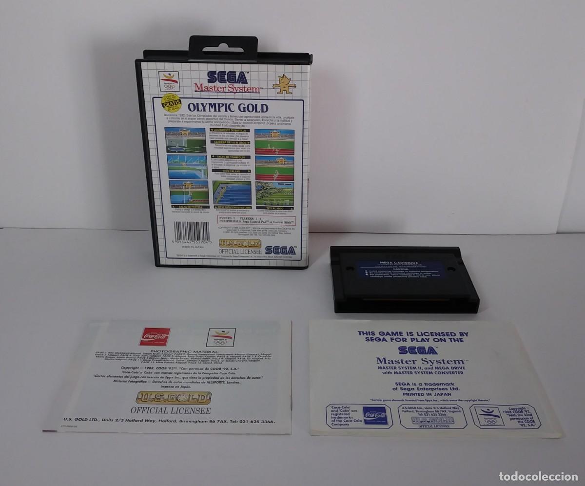 Videojuegos y consolas: OLYMPIC GOLD MASTER SYSTEM ED. LIMITADA COMPLETO IMPECABLE - Foto 9
