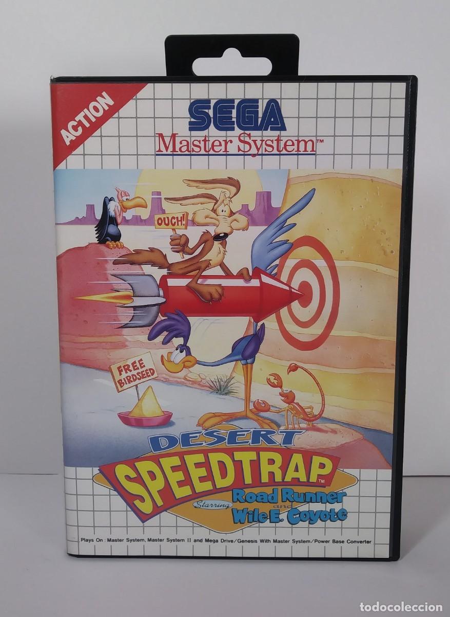 Videojuegos y consolas: DESERT SPEED TRAP MASTER SYSTEM PAL COMPLETO - Foto 1