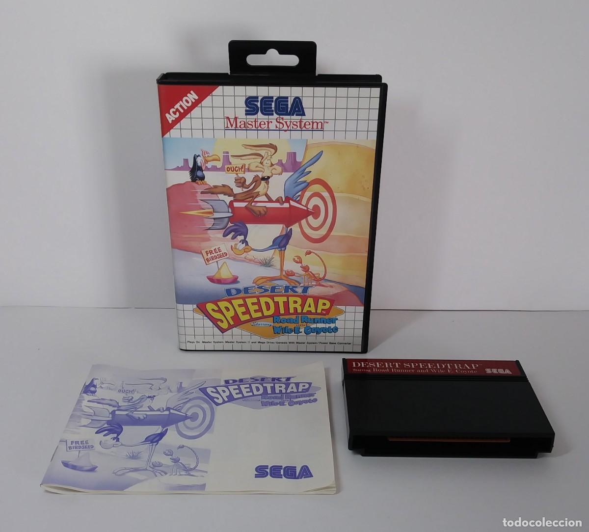 Videojuegos y consolas: DESERT SPEED TRAP MASTER SYSTEM PAL COMPLETO - Foto 2