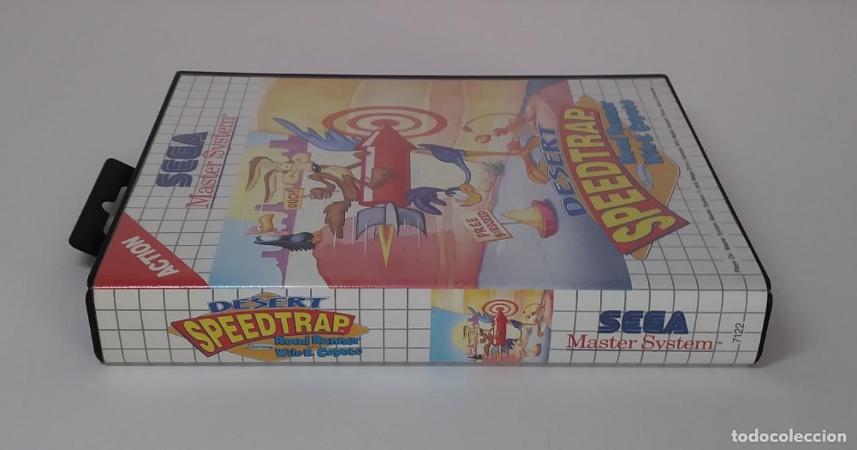 Videojuegos y consolas: DESERT SPEED TRAP MASTER SYSTEM PAL COMPLETO - Foto 4