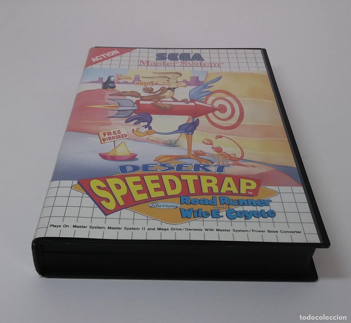 Videojuegos y consolas: DESERT SPEED TRAP MASTER SYSTEM PAL COMPLETO - Foto 5