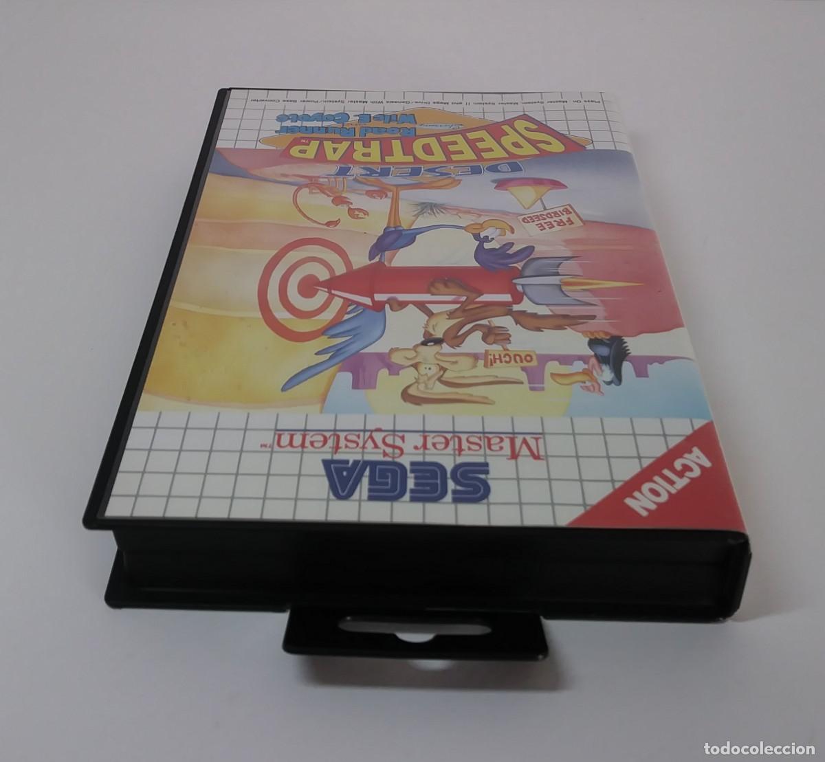 Videojuegos y consolas: DESERT SPEED TRAP MASTER SYSTEM PAL COMPLETO - Foto 7