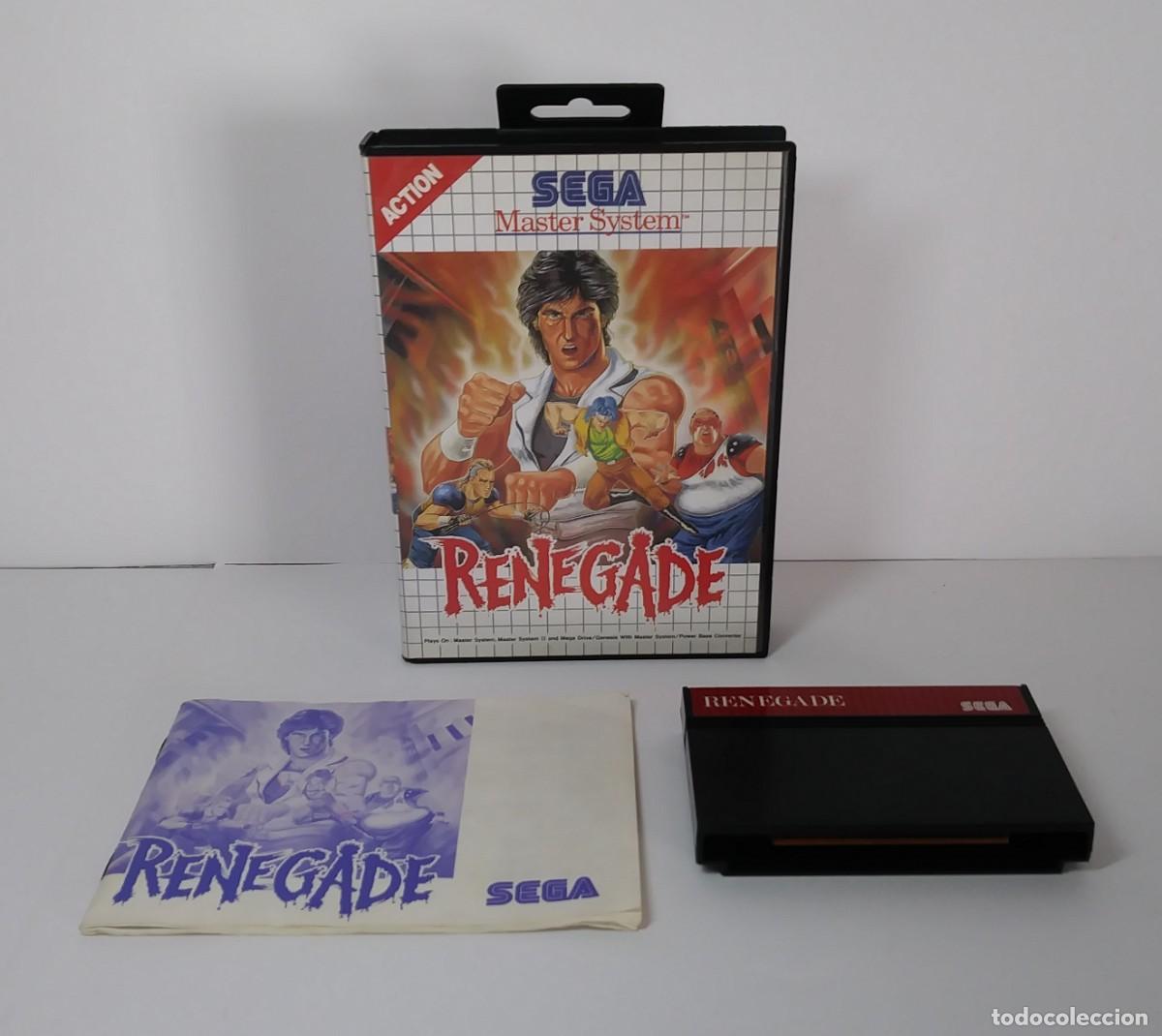 Videojuegos y consolas: RENEGADE MASTER SYSTEM COMPLETO - Foto 2