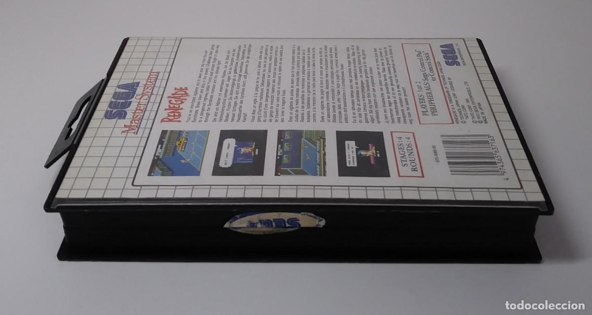 Videojuegos y consolas: RENEGADE MASTER SYSTEM COMPLETO - Foto 8