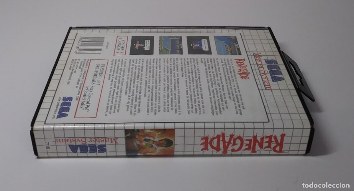 Videojuegos y consolas: RENEGADE MASTER SYSTEM COMPLETO - Foto 9