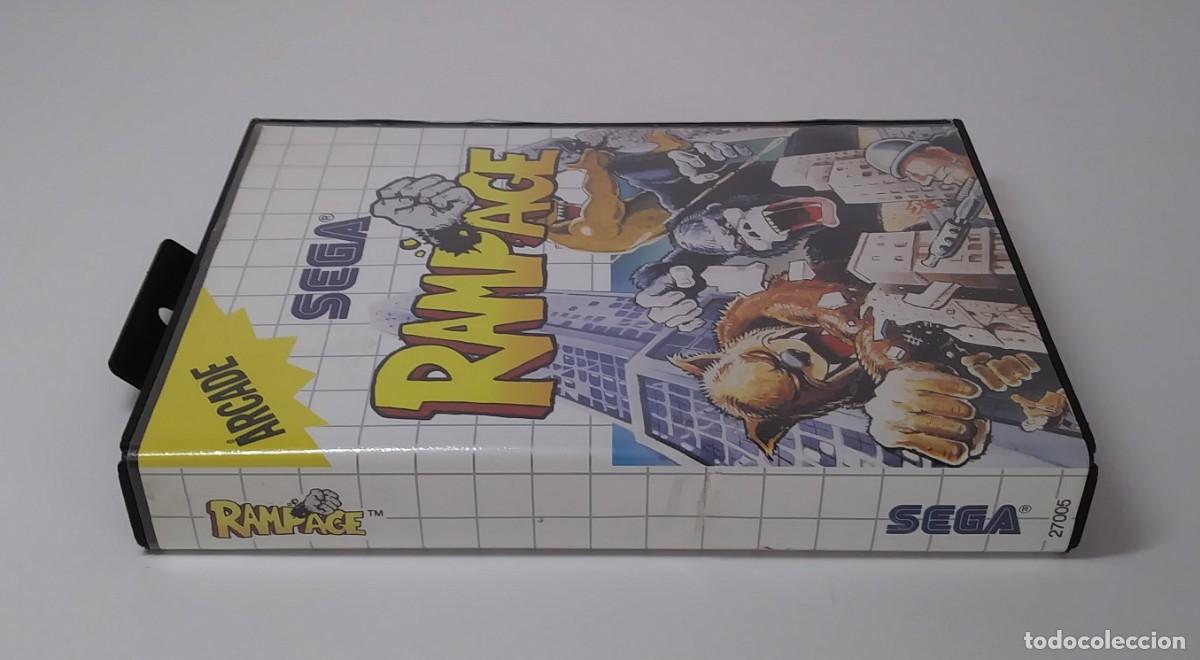Videojuegos y consolas: RAMPAGE MASTER SYSTEM COMPLETO - Foto 4