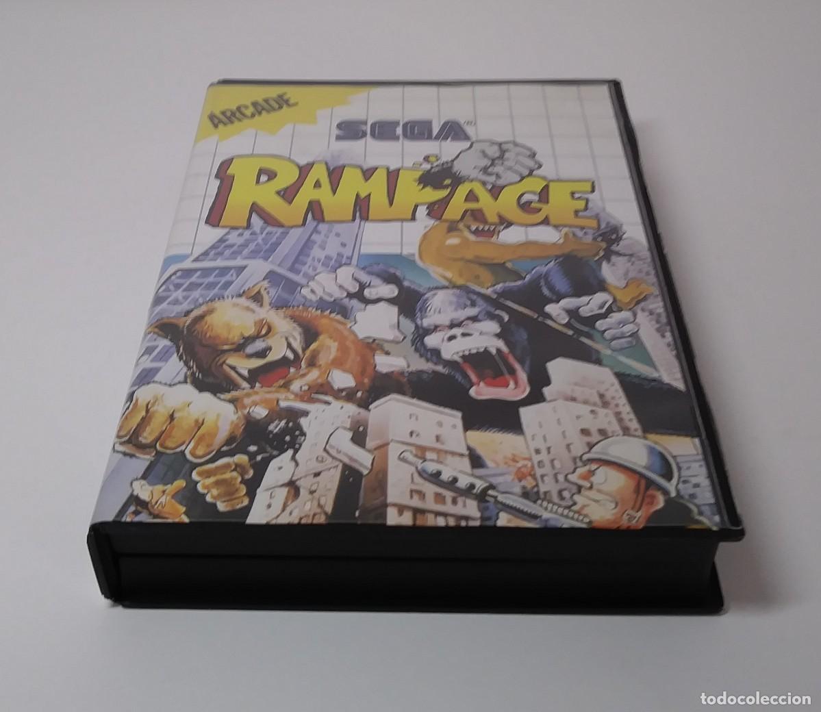 Videojuegos y consolas: RAMPAGE MASTER SYSTEM COMPLETO - Foto 5