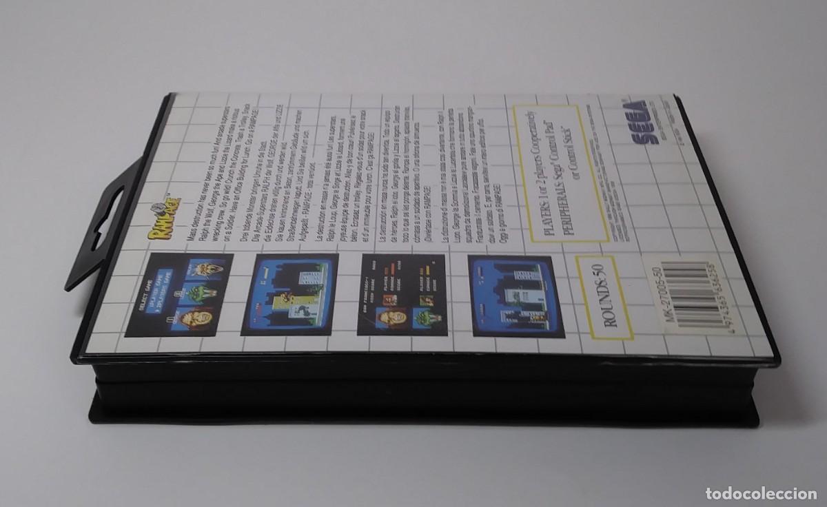 Videojuegos y consolas: RAMPAGE MASTER SYSTEM COMPLETO - Foto 8