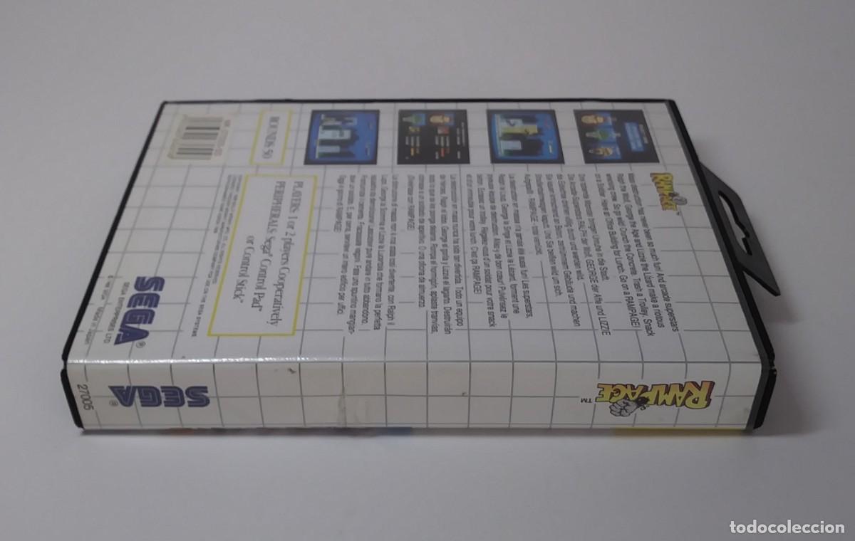 Videojuegos y consolas: RAMPAGE MASTER SYSTEM COMPLETO - Foto 9