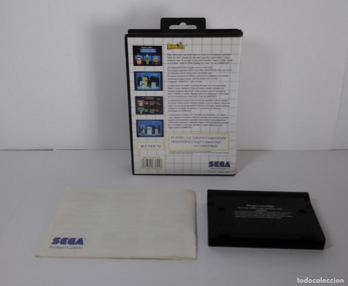 Videojuegos y consolas: RAMPAGE MASTER SYSTEM COMPLETO - Foto 11