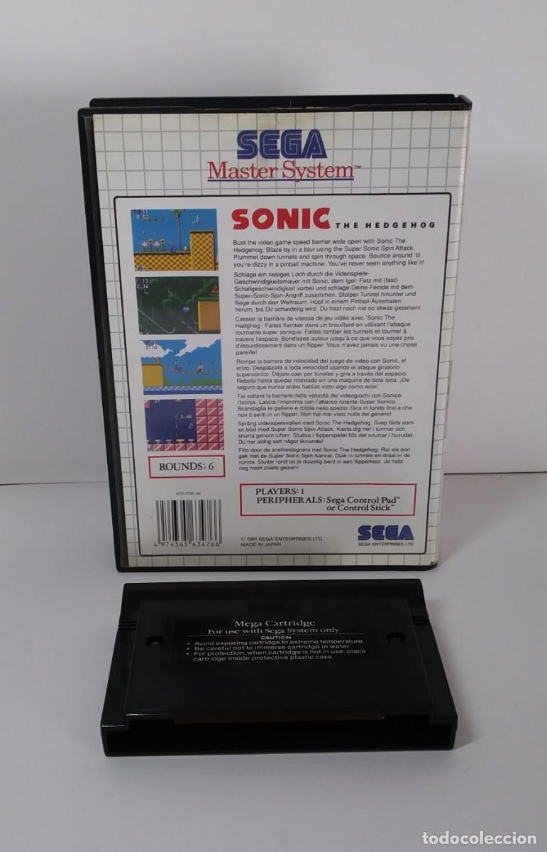 Videojuegos y consolas: SONIC THE HEDGEHOG MASTER SYSTEM SIN MANUAL - Foto 13