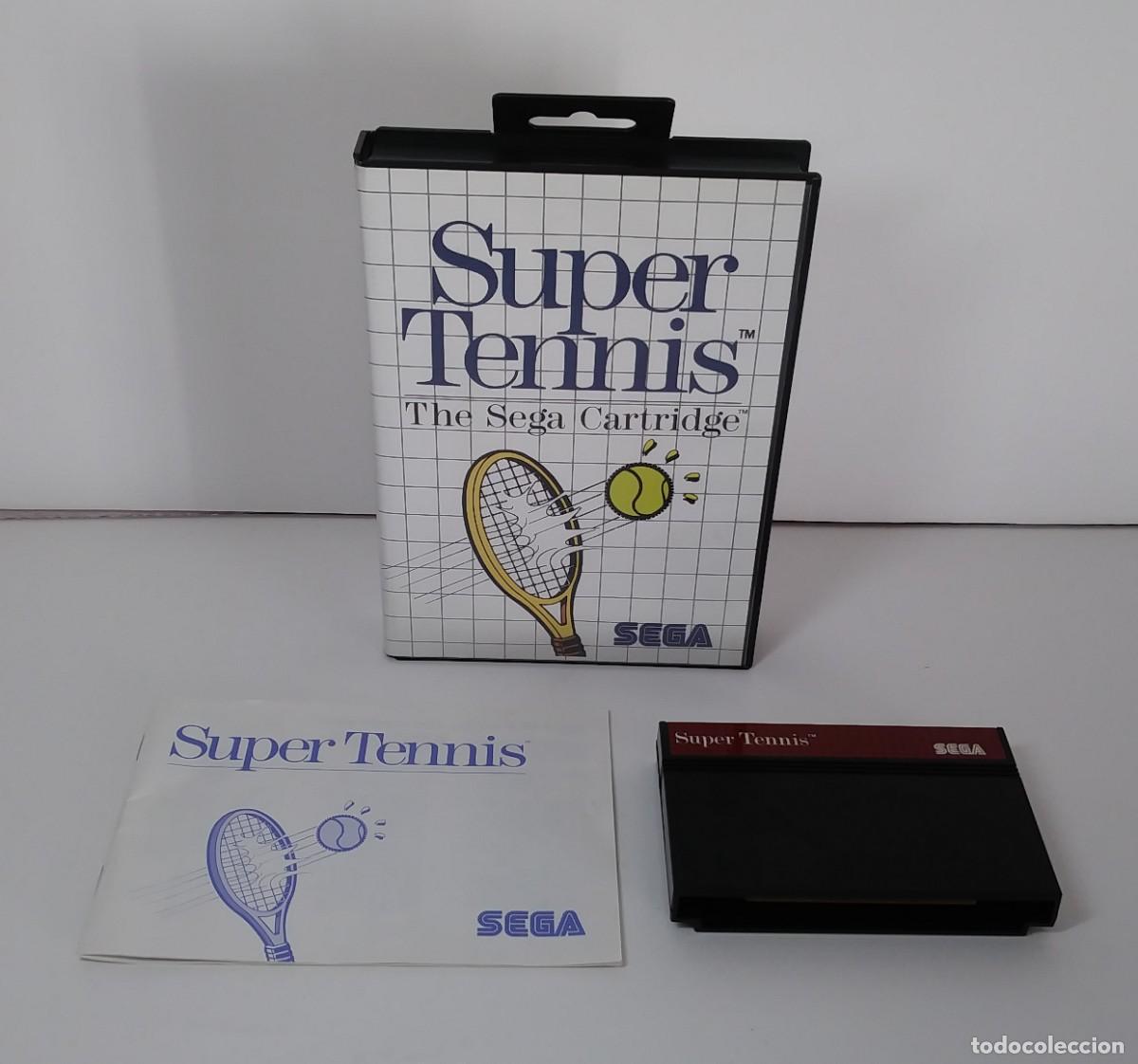 Videojuegos y consolas: SUPER TENNIS MASTER SYSTEM COMPLETO - Foto 2